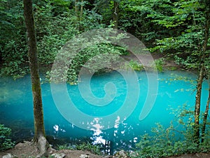 Pond in the woods, Ochiul Beiului, Caras Severin county, Romania