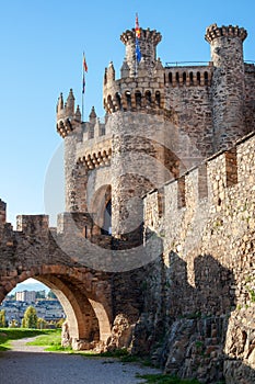 Ponferrada Castle entrance photo