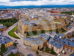 Ponferrada with Templar castle photo