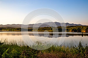 Pong Chor Reservoir in Mae Wang National Park