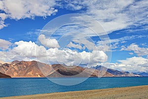 Pongong Tso lake, Ladakh, Jammu & Kashmir, India photo