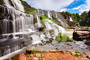 The Pongour waterfall, Da Lat, Vietnam