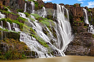 The Pongour waterfall, Da Lat, Vietnam