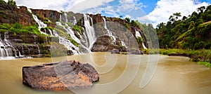 The Pongour waterfall, Da Lat, Vietnam