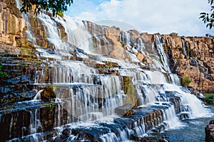 Pongour waterfall. Lam province, Vietnam