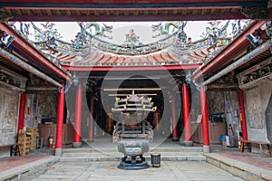 Ponkan Shuixian Temple in Xingang, Chiayi, Taiwan. The temple was originally built in 1739