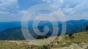 Ponmudi hill station, western ghats mountain range, Thiruvananthapuram, Kerala, landscape view