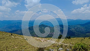 Ponmudi hill station, western ghats mountain range, Thiruvananthapuram, Kerala, landscape view