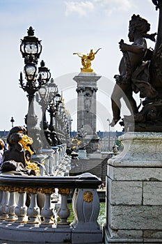 Pont Alexandre III - Bridge in Paris, France.