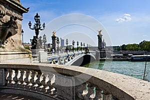 Pont Alexandre III - Bridge in Paris, France.