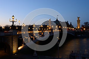 Pont Alexandre III and the Grand Palais