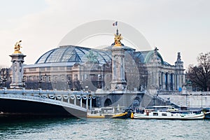 Pont Alexandre III and Grand Palais, Paris