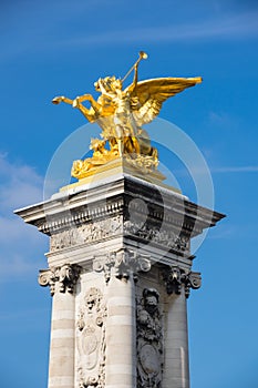 The Pont Alexandre III, Paris, France