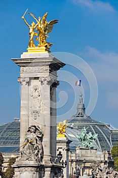 The Pont Alexandre III, Paris, France