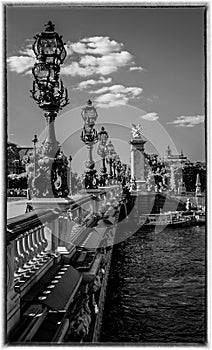 Pont Alexandre III in Paris photo