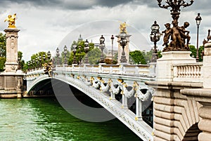 Pont Alexandre lll -Paris - France photo