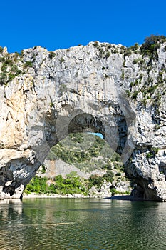 The Pont d`Arc in France