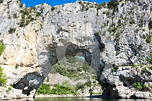 The Pont d`Arc in France