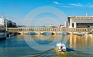 The Pont de Bercy, a bridge over the Seine in Paris, France