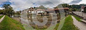 Pont de Berne and Sarine River, Fribourg, Switzerland