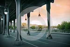 The Pont de Bir-Hakeim bridge