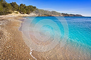 Pont de L Alia L\'Alia beach in El Perello photo