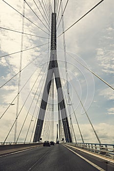 Pont de Normandie in Le Havre