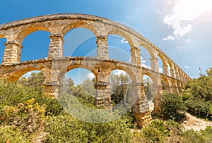 Pont Del Diable aqueduct in Tarragona