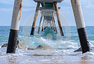 Pont del Petroli in Badalona, Spain