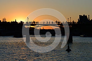 Pont des Arts - Lovers bridge - Paris