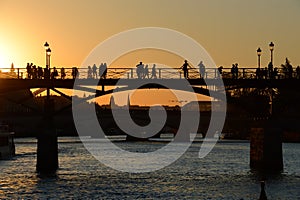 Pont des Arts - Lovers bridge - Paris