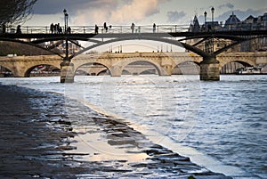 Pont des Arts in Paris, France photo