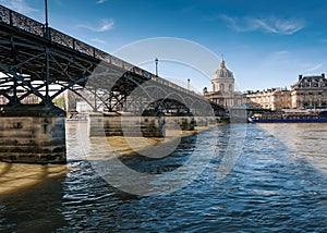 The Pont des Arts or Passerelle des Arts is a pedestrian bridge