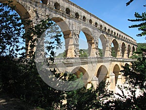 Pont du Gard aqueduct photo