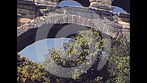 Pont-du-Gard bridge arcades of Vers-Pont-du-Gard