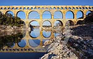 Pont du Gard, France - ancient Roman aqueduct