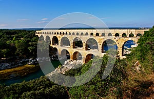 Pont Du Gard Roman Aqueduct