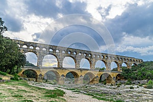 Pont du Gard is the tallest aqueduct and bridge photo