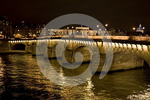 Pont neuf in the night