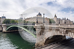 The Pont Notre-Dame is a bridge that crosses the Seine in Paris