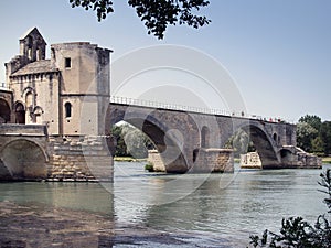 Pont Saint-Benezet in Avignon photo