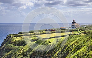 Ponta da Ferraria lighthouse on Sao Miguel Island, Portugal