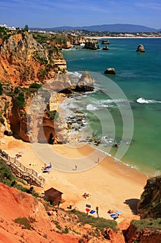 Ponta de Piedade in Lagos, Algarve region, Portugal