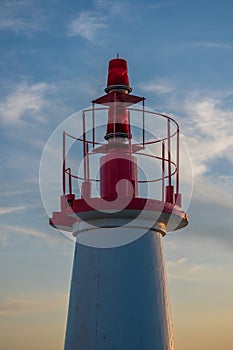 Lighthouse of the Humaita Peninsula in Salvador, Brazil photo