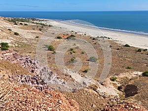 Ponta do Mel tourist spot the Cruzes viewpoint in Rio Grande do Notre Brasil