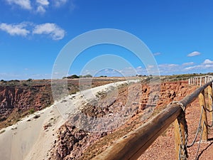 Ponta do Mel tourist spot the Cruzes viewpoint in Rio Grande do Notre Brasil