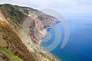 Ponta do Pargo south coastline, Madeira photo