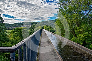 Pontcysyllte Aquaduct on the Llangollen canal photo