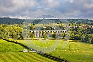 Pontcysyllte aqueduct in North Wales