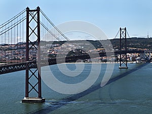 Ponte 25 de Abril - Bridge 25 April at Lisbon